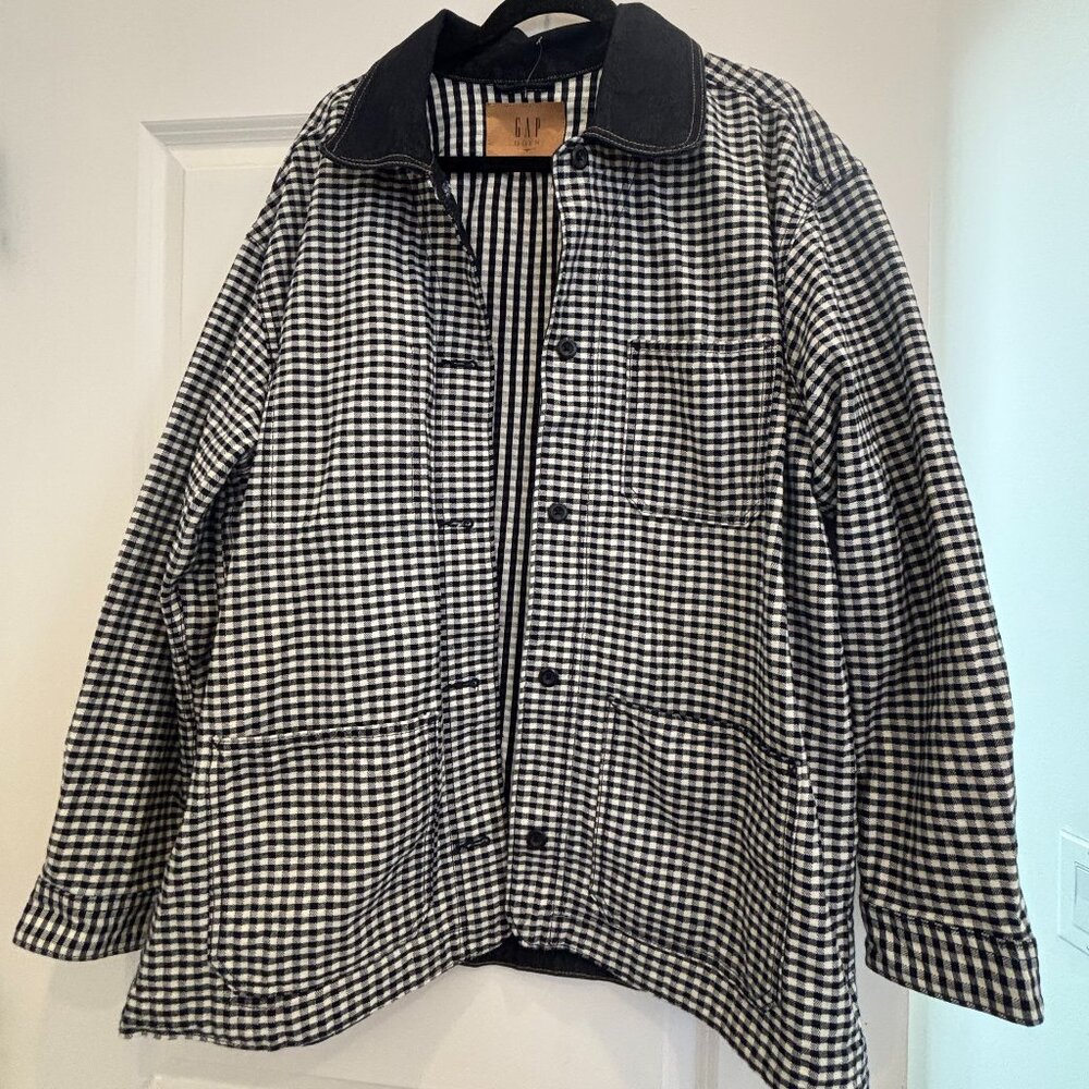 Gap × DÔEN Gingham Denim Jacket